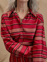 EMERY ROSE Casual Women's Striped Color Block Long Sleeve Shirt